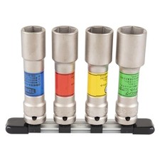 Tone Impact Thin Long Wheel Nut Socket Set with Holder HA404LN 12.7mm 1/2 Drive picture