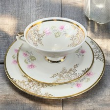 Winterling Marktleuthen Bavaria Porcelain Plate Teacup And Saucer Set 3 Pieces picture