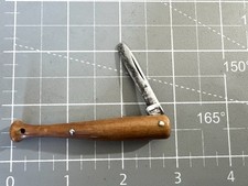 Vintage IMPERIAL PROV RI Wooden Baseball Bat Shaped Collectible Folding Knife picture