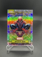2024 Topps Chrome Marvel Spider-Man Web Refractor /399 #1 picture