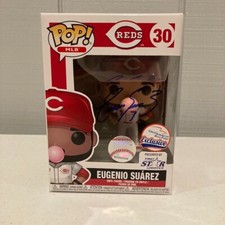 EUGENIO SUAREZ Cincinnati Reds Funko Pop Autograph Signed SGA RARE 1:1 picture