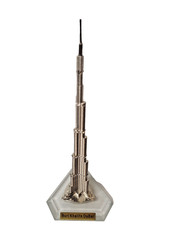 Burj Khalifa Dubai Metal Model 3D Miniature Skyscraper Tower Building Souvenir picture
