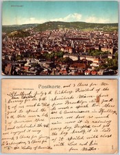 Stuttgart Germany City View Postcard picture