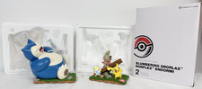 Pokemon Slumbering Snorlax Bookends 2-Pc Center Exclusive Pikachu New Open Box picture