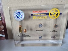 Winchester Lucite Bullet Display For Ranger HOMELAND SECURI TY Ammo NEW IN BOX picture