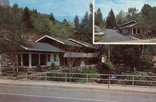 Vintage 1966 Signed Postcard Terrace Motel Gatlinburg Tennessee Cars AA4 picture