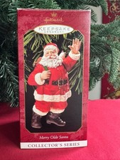Hallmark Keepsake Merry Olde Santa 1999 #10 Final Collector’s Series Ornament picture