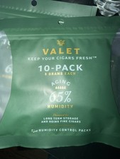 Valet 65% 2-Way Humidity Packs 10-Pack (8G) Travel & Portable BETTER THAN BOVEDA picture