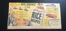 1949 Rice Krispies Cereal Super Jet Racer Toy Rare Newspaper Comic Ad 0C24 picture