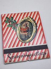 Vtg Steuben Club CHRISTMAS Matchbook Boston Advertising Unused Very Cool picture