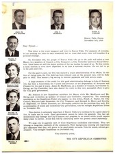Original 1949 Introduction Republican Candidates of Beaver Falls, Pennsylvania picture