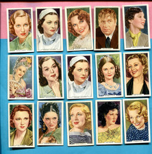 1939 GALLAHER LTD. MY FAVORITE PART 15 DIFFERENT TOBACCO CARD LOT picture