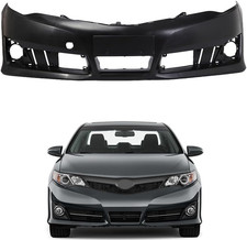 Black Front Bumper Cover Fit for 2012-2014 To-Yo-Ta Camry SE/SE picture