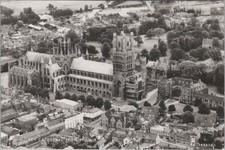 Ely Aerial view of Ely Cathedral 4x6 Postcard picture