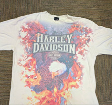 Harley-Davidson Orlando FL Eagle Graphic T-Shirt White Size 2XL picture
