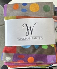 Windham Fabrics The Plaid One Marcia Derse Abstract Fabric Fat Quarter 28 Piece picture