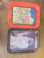 Vintage 1970s Coca-Cola Advertising Trays picture
