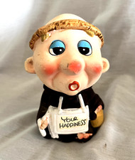 Vintage Monk Piggy Bank