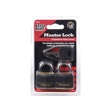 Master Lock 131T 1-3/16 Covered Brass Steel Shackle Padlock picture