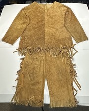 Walt Disney World Fantasmic Indian Stunt Cast Member Costume Top Pants WDW RARE picture