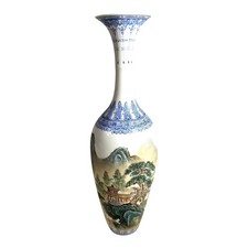 Vintage Eggshell Porcelain Vase from JIngdezhen China in Presentation Box picture