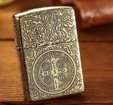 Brass Constantine lighter 5 sides in a new Box picture