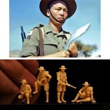 1/48 1/72 1/87 Wwii British Special Air Service (SAS)  4pcs Soldier 3d Printed picture