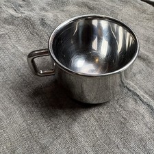 Vintage Sergio Asti ICM Italy Stainless Steel Cup Postmodern Italian Modernist picture