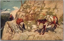 Vintage 1907 Artist-Signed JOHN INNES Cowboy / Western Postcard 
