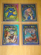 Grateful Dead Upper Deck 4 CARD LOT Dancing Blue Parallel #2 10 16 27 Mint /149 picture