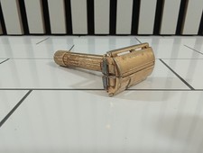 Vintage 1940s Gillette Aristocrat Gold Tone Safety Razor Double Edge - USA picture