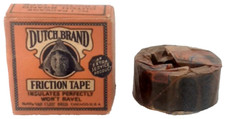 Antique 1920s Advertising Dutch Brand Friction Tape With Original Box Chicago IL picture