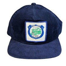 Vintage CBC CED Port Hueneme Good Ole Boys US Navy Seabees Corduroy Baseball Cap picture