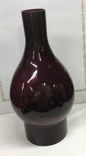 Beautiful Extra Large Vintage Amethyst Glass  Hurricane 14” Tall Shade…..[S3-2] picture