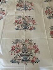 1.69Yds RARE Vintage Scalamandre “Chinese Celebration” Chinoiserie Fabric 1980 picture