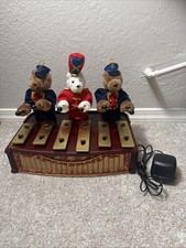 Mr. Christmas Bandstand Bears XylophoneHoliday Animated Musical Tested, WORKS picture