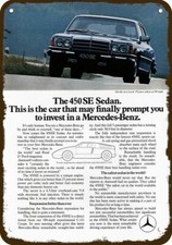 1974 MERCEDES BENZ 450SE Sedan Car Vintage Look Replica Metal Sign - 450 SE picture