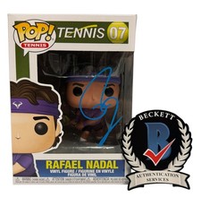 Rafael Nadal Signed Autograph Tennis Funko Pop 07 Beckett BAS picture