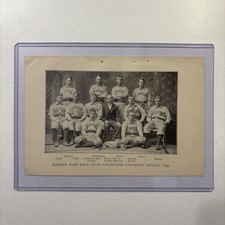 1899 London Ontario Canada & New Haven CT Baseball Team Pictures Rare Antique picture