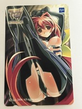 Unused Japanese Game & PC Telephone Card Sumika Kagami “Muv-Luv Alternative” picture