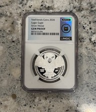 2026 VeeFriends Collectible Coin EAGER EAGLE SILVER COIN PURE .999 FINE SILVER  picture