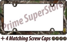 Camouflage Hunting Nature Muddy Water License Plate Frame High Quality Camo Girl picture