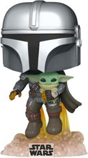 Funko Pop Star Wars: The Mandalorian - Mandalorian Flying with The Child picture