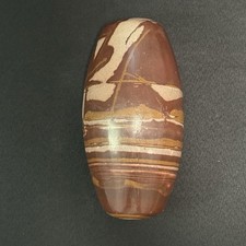 Stripped 9 Inch Shiva Lingam Natural stone from Narmada River in India SL25C9.11 picture