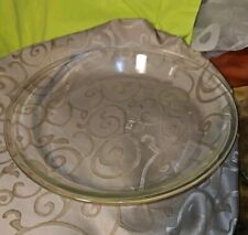 Anchor Hocking Clear Glass Pie Plate 10” #462  picture