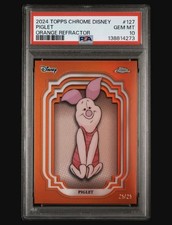 2024 Topps Chrome Disney Piglet #127 PSA 10 25/25 💎🍊 picture