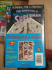 Superman Funeral for a Friend Limited Collector's Set 1993 #1-8 Sealed picture