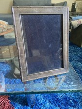 Vintage Carrs Sterling Silver Picture Frame 925 Sheffield Hallmarks 5” X 7” picture