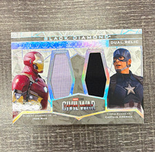 2021 Upper Deck Black Diamond Marvel Civil War Diamond Shards Relic DS2-CW1 picture