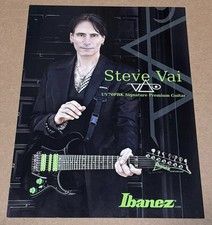 STEVE VAI - Ibanez Guitars - UV70PBK Signature - 2013 Print Ad picture